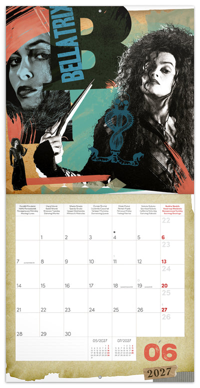 Broschürenkalender Harry Potter 2027, 30 x 30 cm