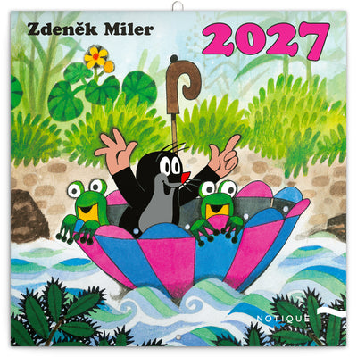 Broschürenkalender Der kleine Maulwurf 2027, 30 x 30 cm