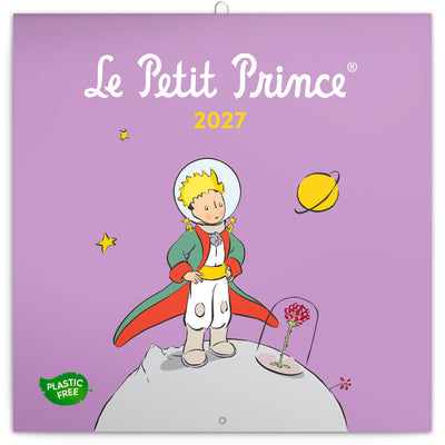 Broschürenkalender Der kleine Prinz 2027, PLASTIC FREE, 30 x 30 cm