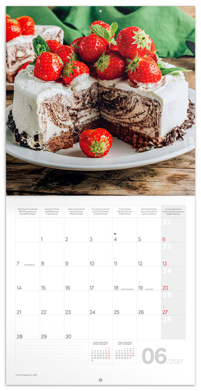 Broschürenkalender Sweet Moments 2027, 30 x 30 cm