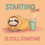 Broschürenkalender Lazy Sloths 2027, 30 x 30 cm