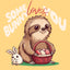 Broschürenkalender Lazy Sloths 2027, 30 x 30 cm
