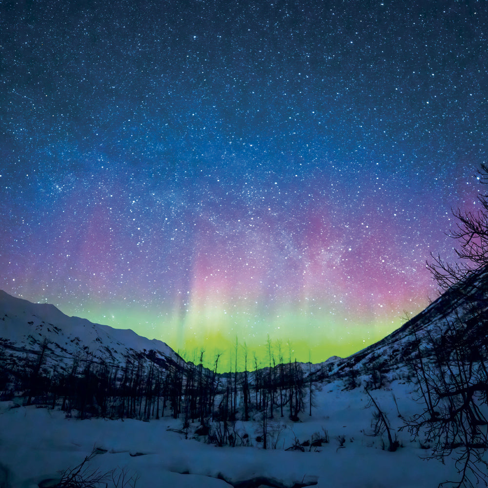 Broschürenkalender Aurora Borealis 2027, 30 x 30 cm