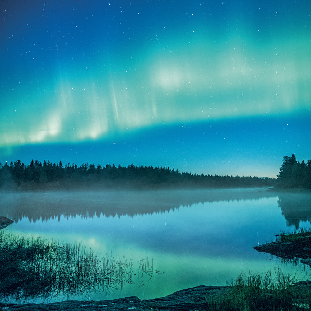 Broschürenkalender Aurora Borealis 2027, 30 x 30 cm