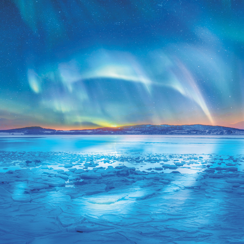 Broschürenkalender Aurora Borealis 2027, 30 x 30 cm
