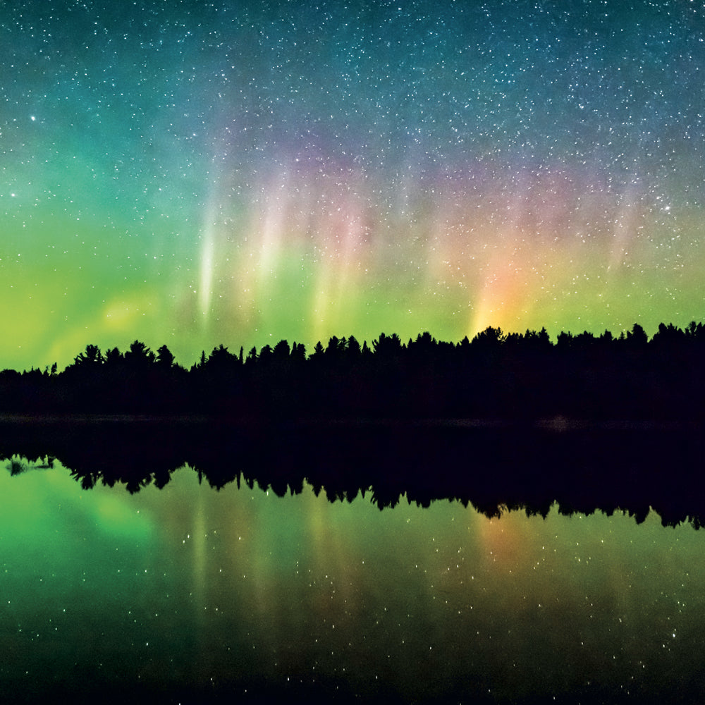 Broschürenkalender Aurora Borealis 2027, 30 x 30 cm