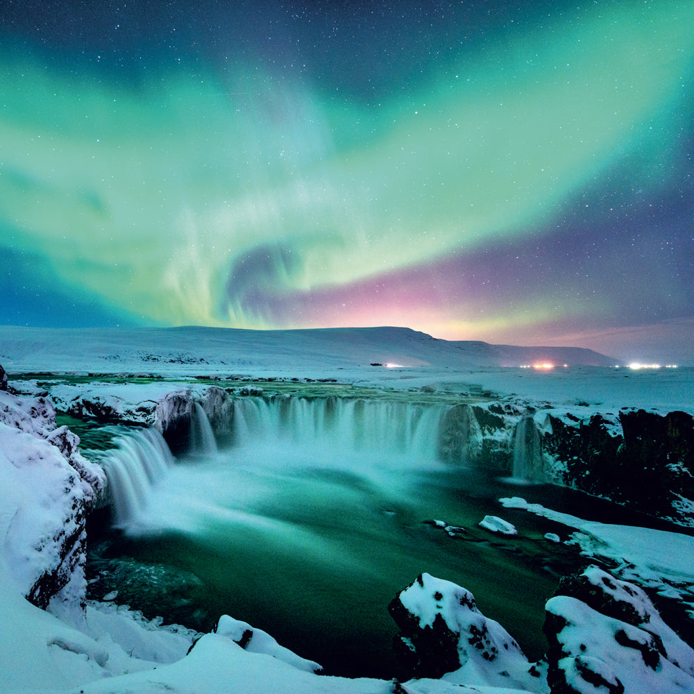 Broschürenkalender Aurora Borealis 2027, 30 x 30 cm