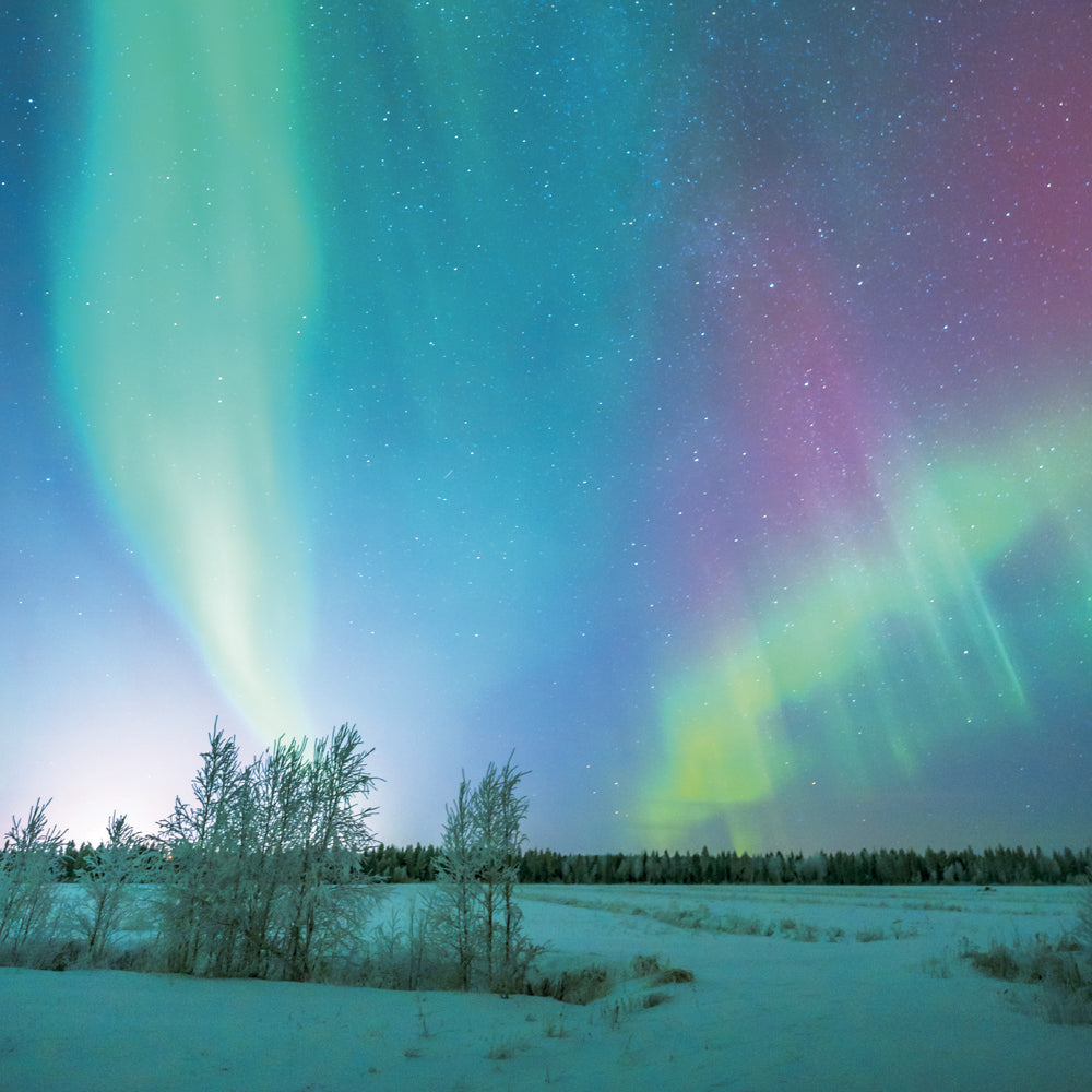 Broschürenkalender Aurora Borealis 2027, 30 x 30 cm