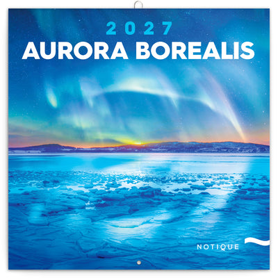 Broschürenkalender Aurora Borealis 2027, 30 x 30 cm