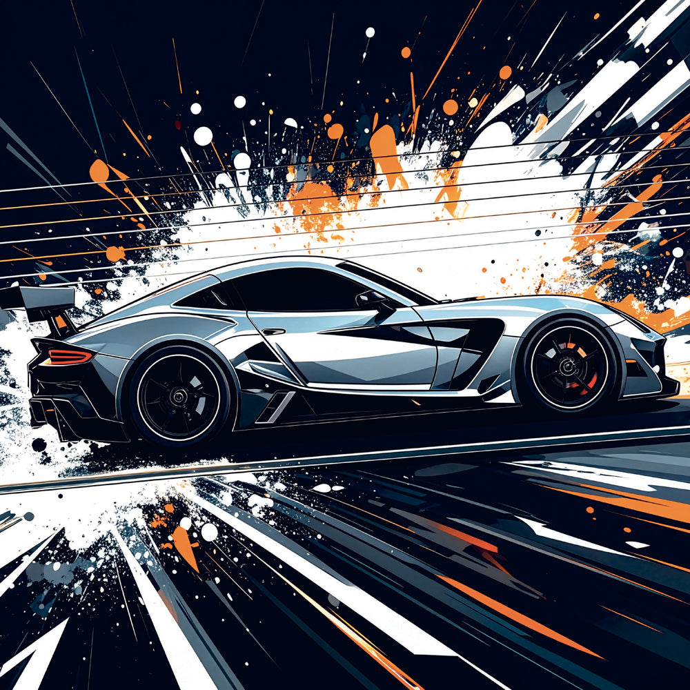 Broschürenkalender Fast Cars 2027, 30 x 30 cm