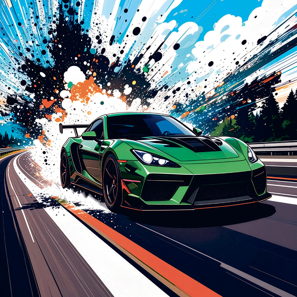 Broschürenkalender Fast Cars 2027, 30 x 30 cm