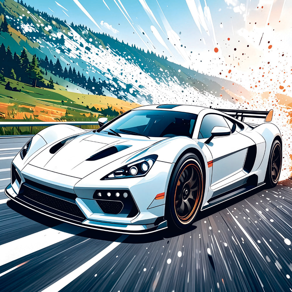 Broschürenkalender Fast Cars 2027, 30 x 30 cm