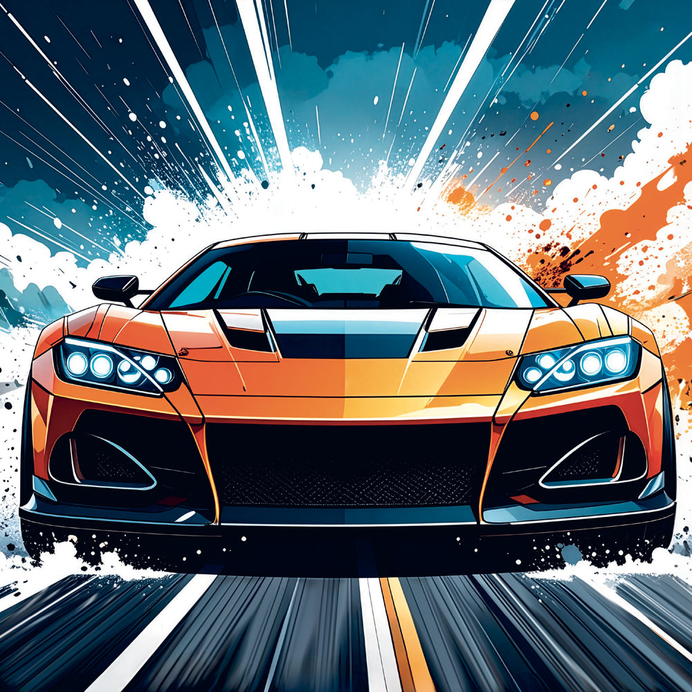 Broschürenkalender Fast Cars 2027, 30 x 30 cm
