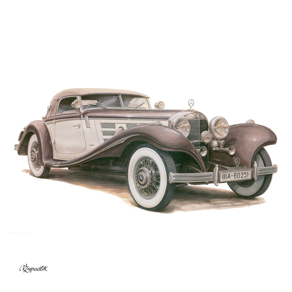 Broschürenkalender Classic Cars – Václav Zapadlík 2027, PLASTIC FREE, 30 x 30 cm