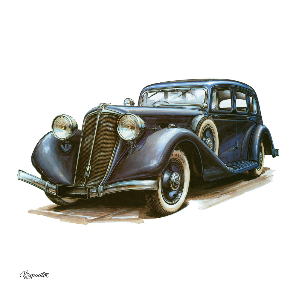 Broschürenkalender Classic Cars – Václav Zapadlík 2027, PLASTIC FREE, 30 x 30 cm