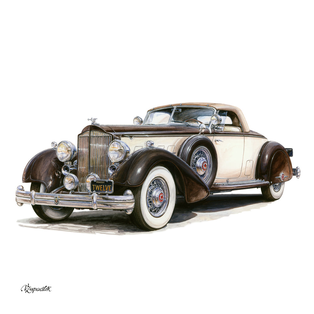 Broschürenkalender Classic Cars – Václav Zapadlík 2027, PLASTIC FREE, 30 x 30 cm