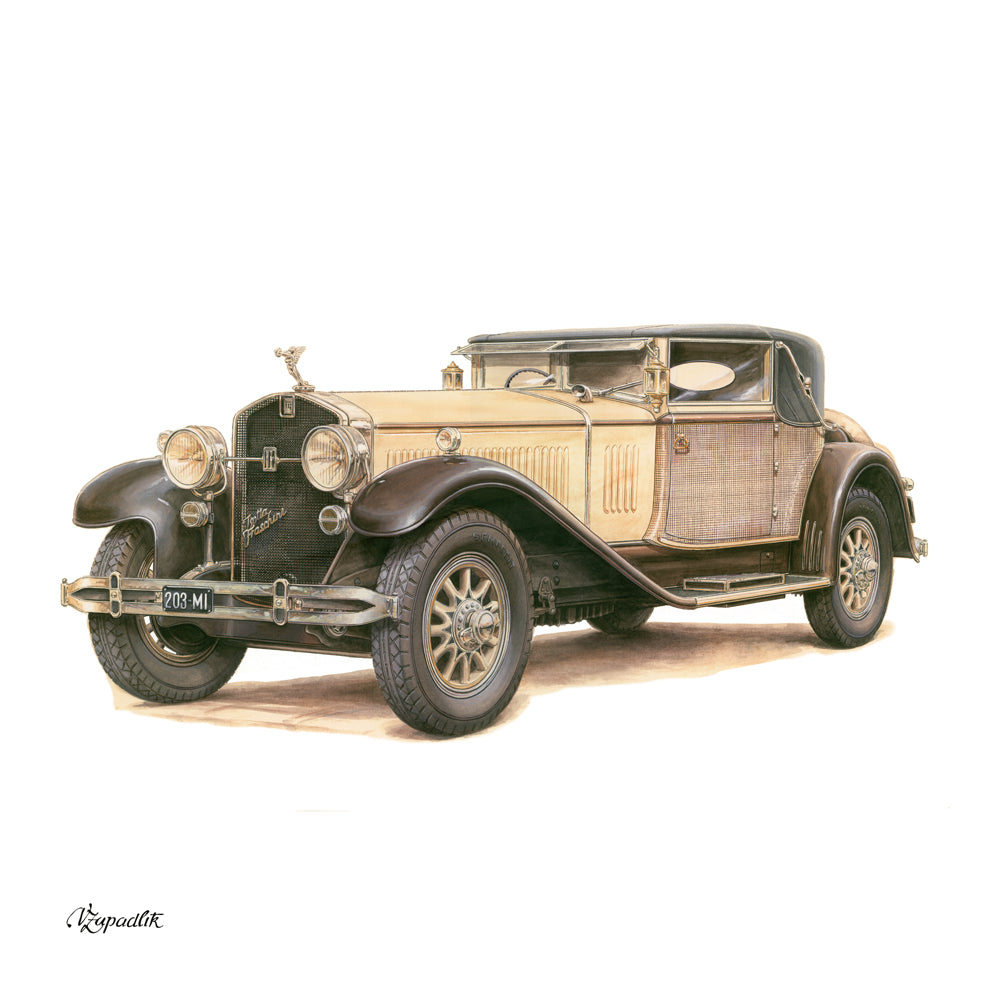 Broschürenkalender Classic Cars – Václav Zapadlík 2027, PLASTIC FREE, 30 x 30 cm