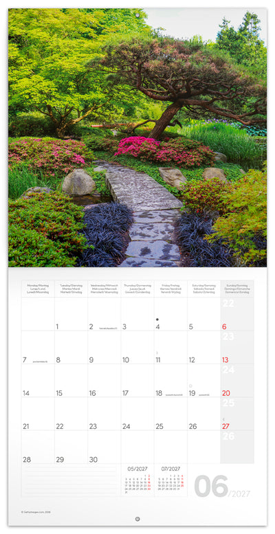 Broschürenkalender Gardens 2027, 30 x 30 cm
