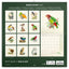 Broschürenkalender Vögel 2027, PLASTIC FREE, 30 x 30 cm