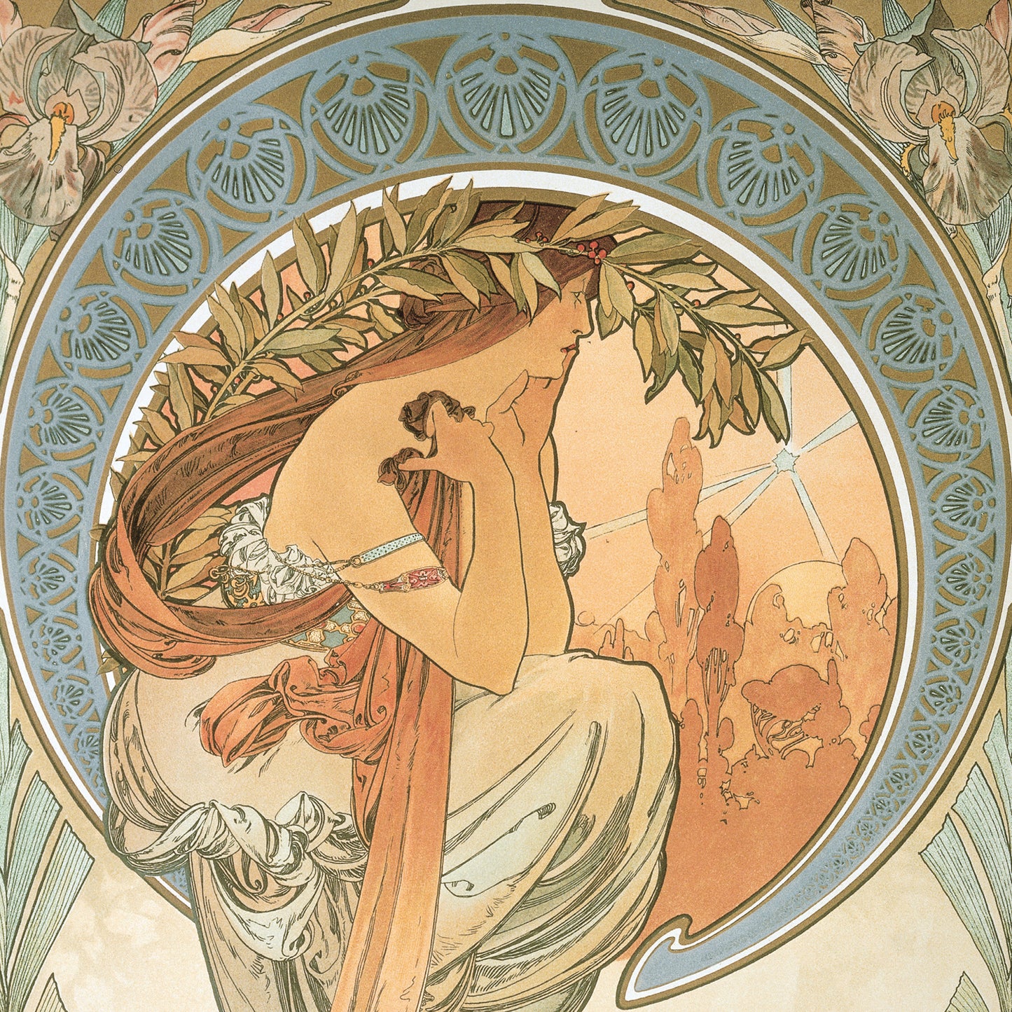 Broschürenkalender Alfons Mucha 2027, 20 x 20 cm