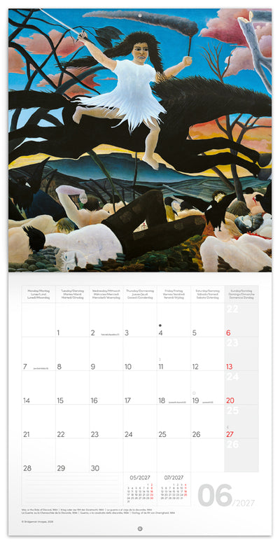 Broschürenkalender Henri Rousseau 2027, 30 x 30 cm