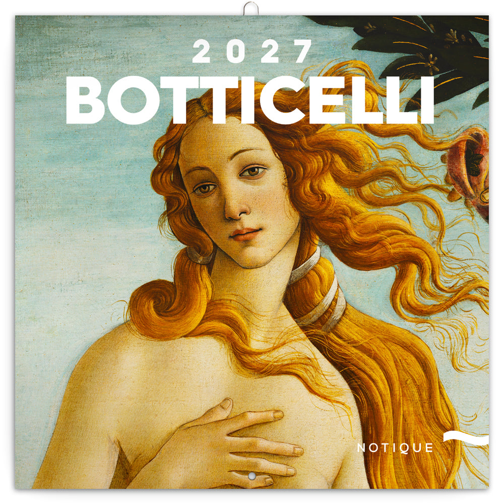 Broschürenkalender Sandro Botticelli 2027, 30 x 30 cm