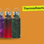 Thermoflasche mit Bambusdeckel Numbers, 500 ml