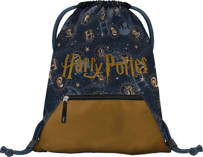 Turnbeutel mit Tasche Harry Potter Hogwarts Schwarz