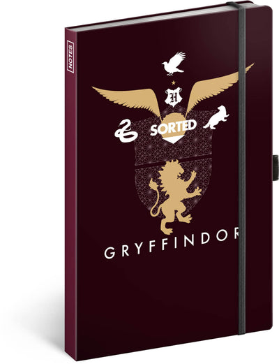 Notizbuch Harry Potter - Gryffindor, liniert, 13 × 21 cm